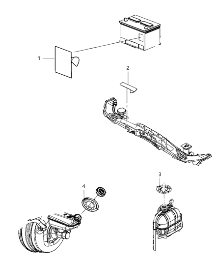 2020 Dodge Grand Caravan Engine Compartment Diagram