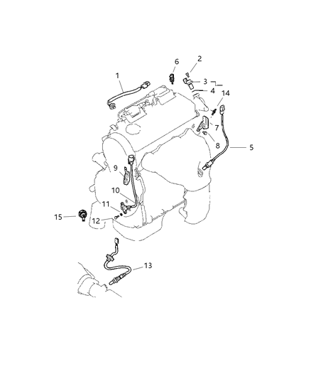 2005 Chrysler Sebring Sensors Diagram 1