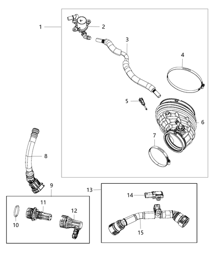 2019 Dodge Challenger Crankcase Ventilation Diagram 4