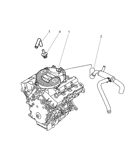 2004 Dodge Intrepid Crankcase Ventilation Diagram 1