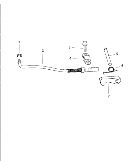 2000 Dodge Caravan Parking Sprag Diagram 1