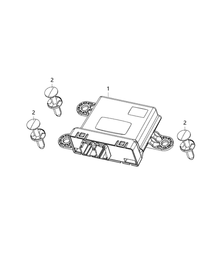 2020 Ram 2500 Modules, Gateway Diagram