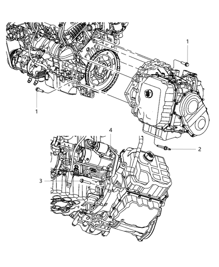 2013 Dodge Avenger Mounting Bolts Diagram 2