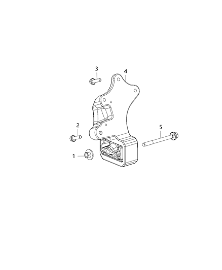 2019 Ram 1500 Engine Mounting Right Side Diagram 2