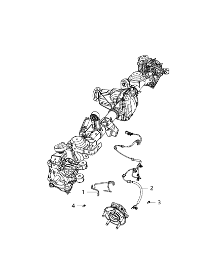 2020 Jeep Wrangler Sensors - Brake Diagram 1