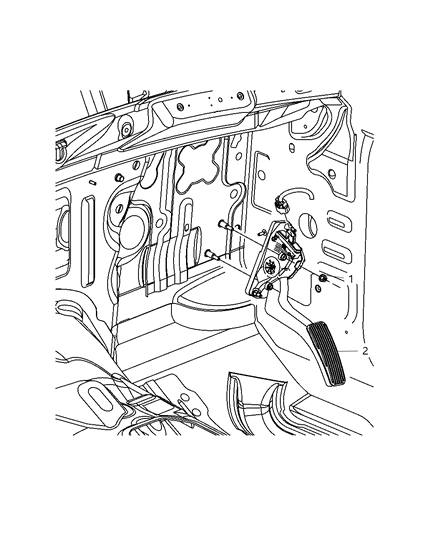 2011 Jeep Liberty Accelerator Pedal Diagram