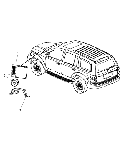 2008 Dodge Durango Modules Suspension And Brakes Diagram