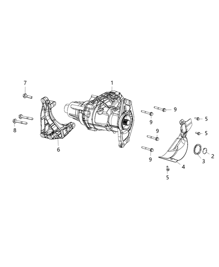 2020 Jeep Compass Power Transfer Unit Assembly Diagram 5