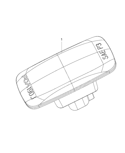 2019 Ram 3500 Pickup Lamps - Rear Diagram 1