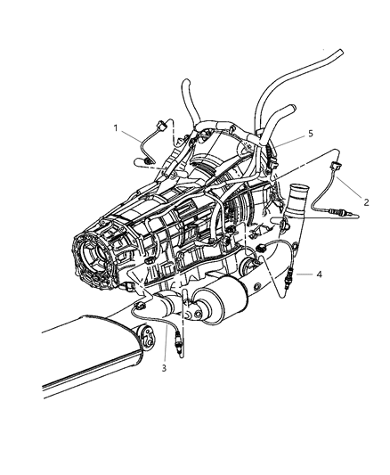 2006 Jeep Grand Cherokee Oxygen Sensors Diagram 3