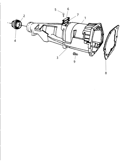 1999 Dodge Durango Extension - Automatic Transmission Diagram 2