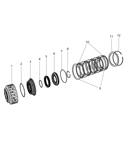 2011 Ram 3500 K2 Clutch Assembly Diagram