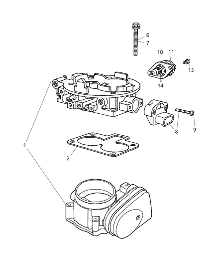 2006 Dodge Ram 1500 Screw-Pan Head Diagram for 6508214AA