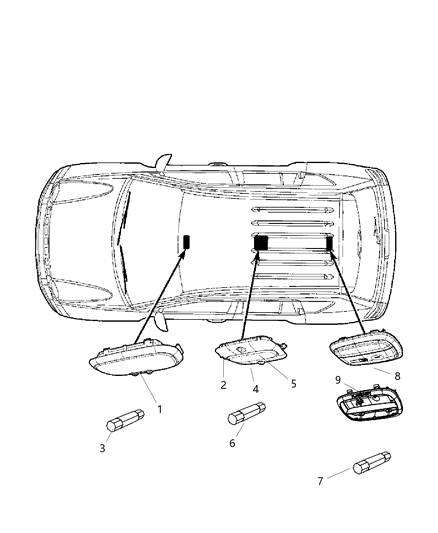 2011 Jeep Patriot Lamps Interior Diagram