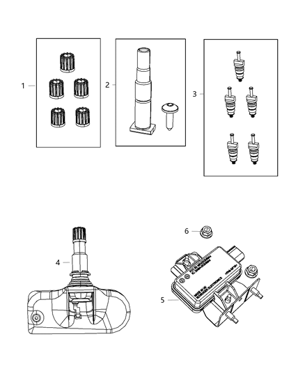 2011 Chrysler 300 Tire Monitoring System Diagram