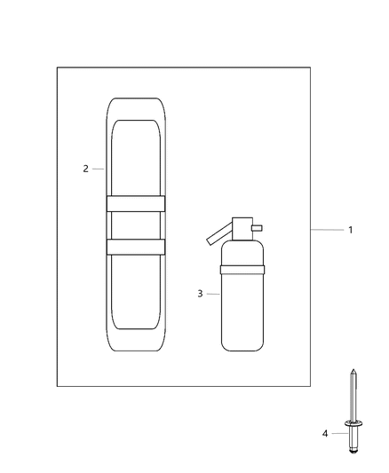 2017 Ram 3500 Emergency Kit Diagram