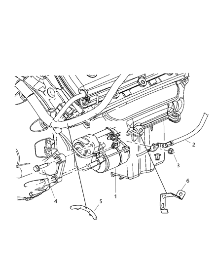 2006 Dodge Charger Starter Diagram 3