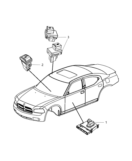 2010 Dodge Charger Switches Seat Diagram