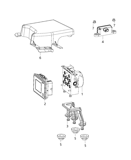 2018 Dodge Charger Module, Anti-Lock Brake Diagram