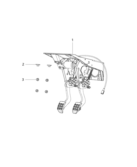 2017 Dodge Viper Clutch Pedal Diagram
