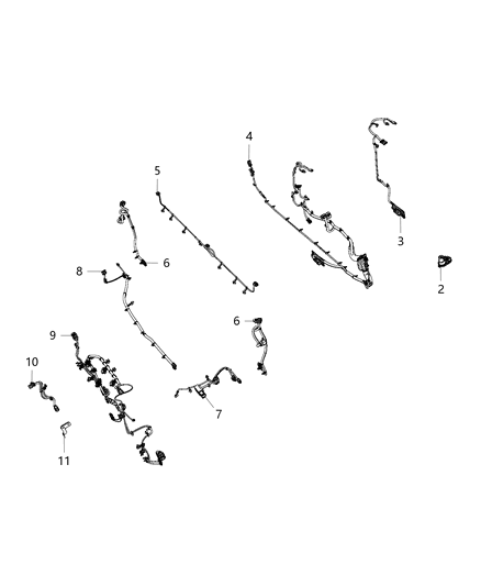 2020 Ram 1500 Wiring-Jumper Diagram for 68438673AA