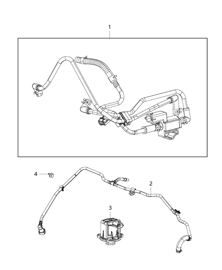 2014 Dodge Dart Hose-Vacuum Diagram for 4627298AC