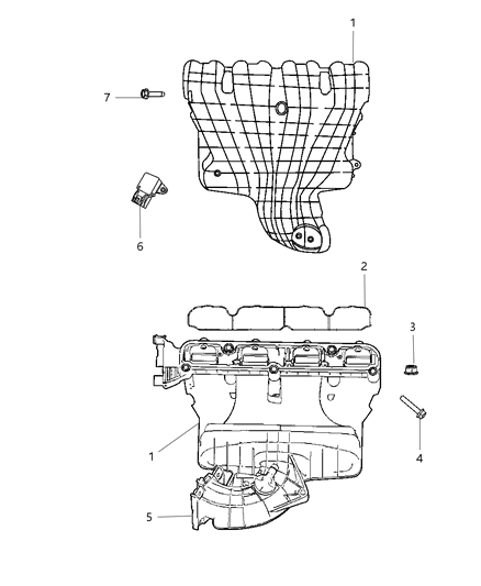 2011 Chrysler 200 Intake Manifold Diagram 2