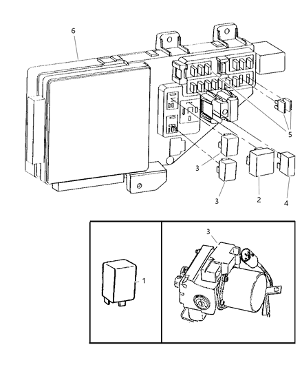 1997 Dodge Stratus Relays Diagram