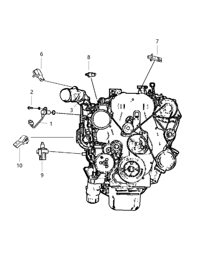 2008 Dodge Caliber Sensors Diagram