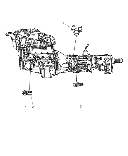 2009 Dodge Ram 3500 Cab Chassis Switches Powertrain Diagram
