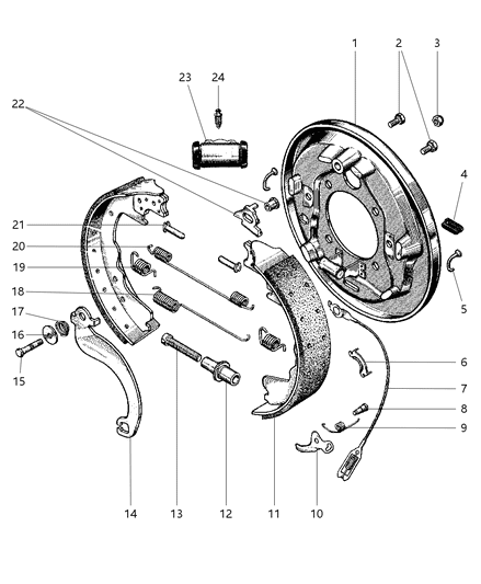 2000 Dodge Ram Van Rear Brakes Diagram 2