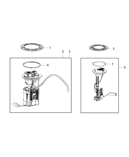 2018 Jeep Cherokee Fuel Pump Module Diagram