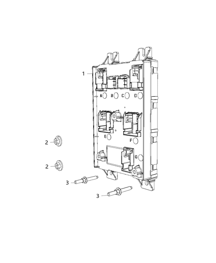 2020 Chrysler 300 Modules, Body Controller Diagram