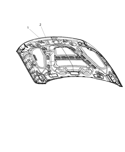 2014 Ram ProMaster 3500 Hood Diagram