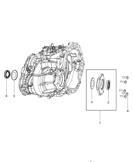 2017 Ram ProMaster 2500 Extension Diagram