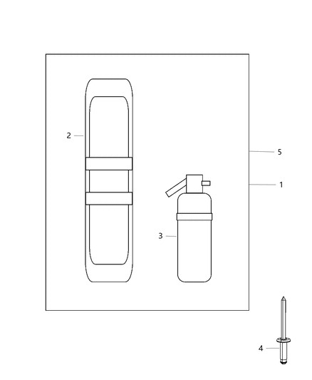 2014 Ram 3500 Emergency Kit Diagram