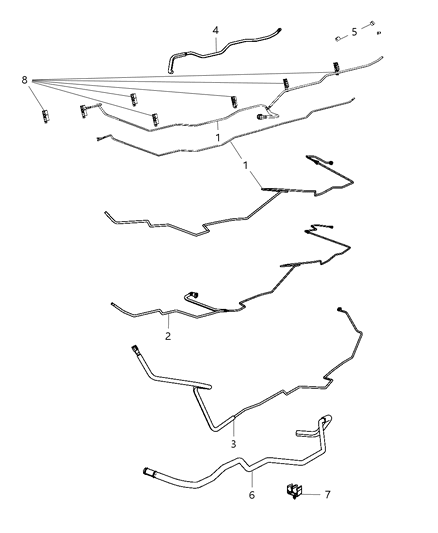 2009 Dodge Ram 3500 Fuel Chassis Lines Diagram