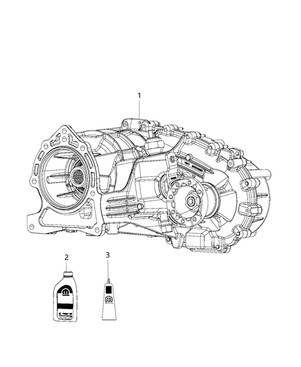 2021 Jeep Wrangler Transfer Case Assembly Diagram 2