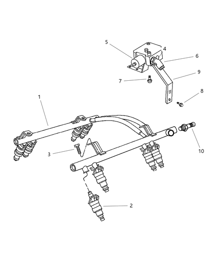 1997 Dodge Ram Van Fuel Rail Diagram 2