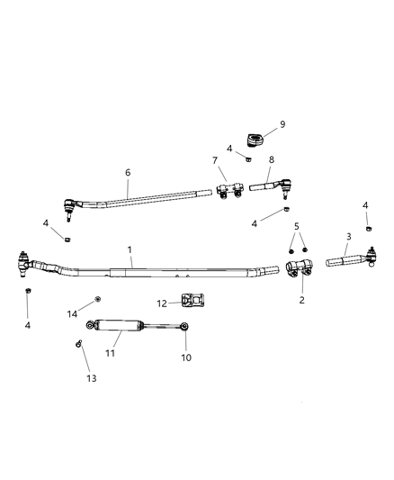 2008 Dodge Ram 3500 Steering Linkage Diagram