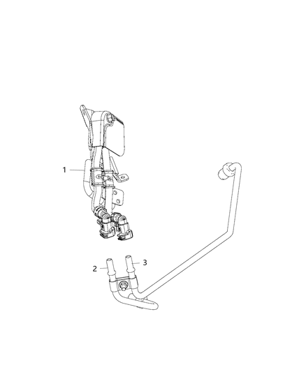 2018 Jeep Grand Cherokee Differential Exhaust Pressure System Diagram