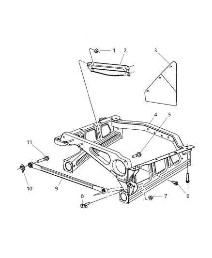 2006 Jeep Commander Shield-Spare Tire Diagram for 52090420AE