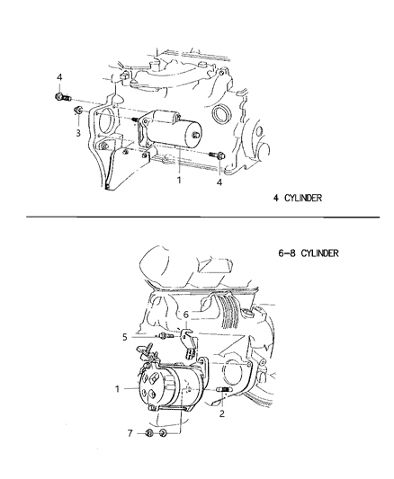 1997 Dodge Dakota Stud Diagram for 6035606