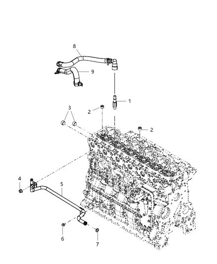 2012 Ram 3500 Heater Plumbing Diagram 2