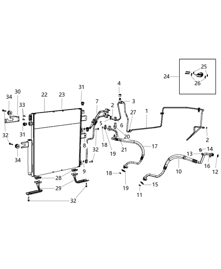 2012 Ram 3500 ISOLATOR Diagram for 68069568AA