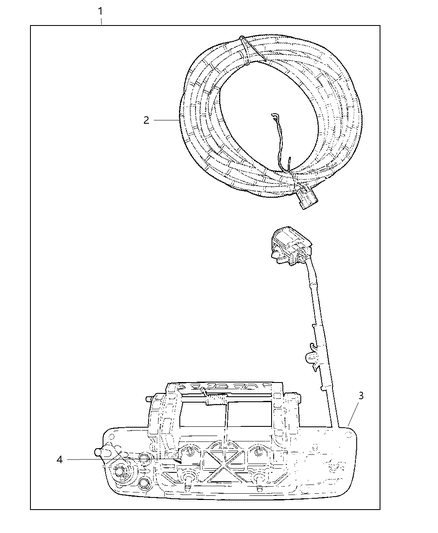 2011 Ram 3500 Pickup Camera - Back Up Diagram