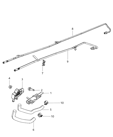 2007 Dodge Ram 3500 Pickup Differential Pressure System Diagram
