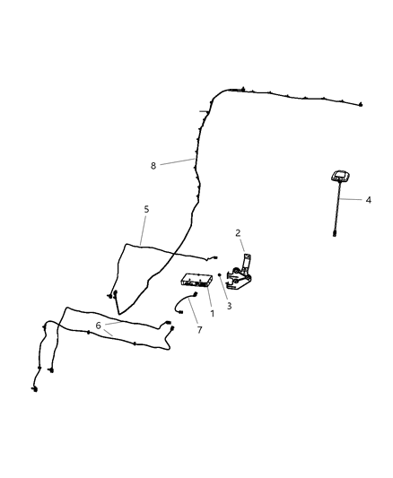 2011 Ram 1500 Satellite Radio System Diagram