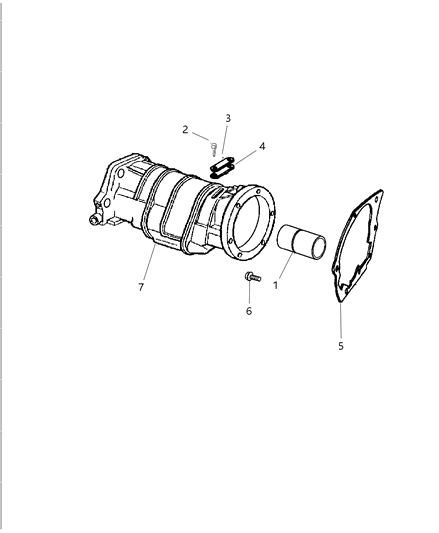 1998 Dodge Durango Extension - Automatic Transmission Diagram