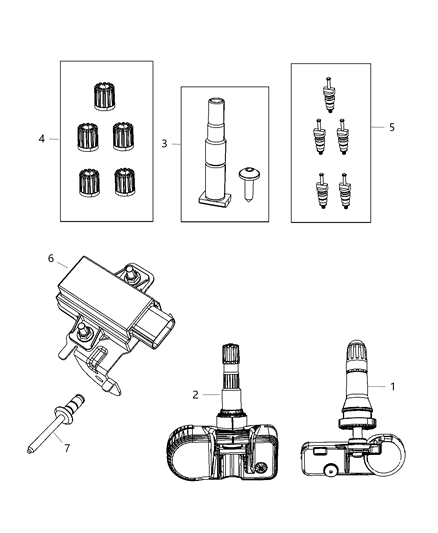 2011 Dodge Nitro Tire Monitoring System Diagram